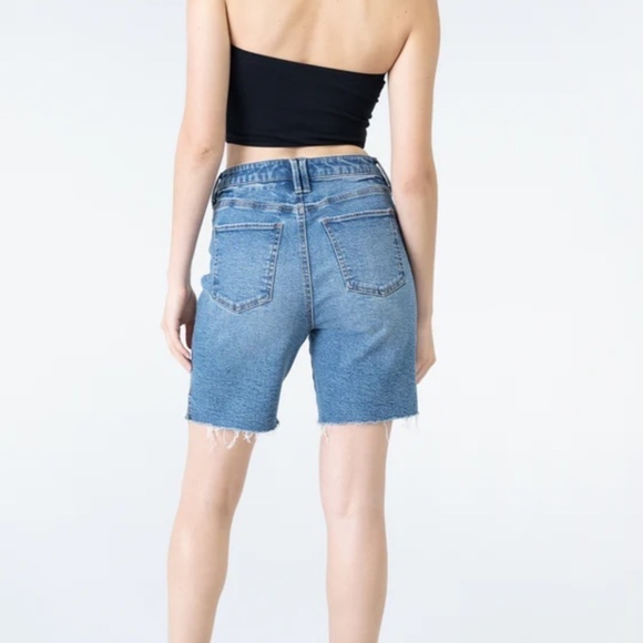 UNPUBLISHED Anthropologie Tessa High Waist Mom Fit Short - NWT - Size 25 - Picture 2 of 14